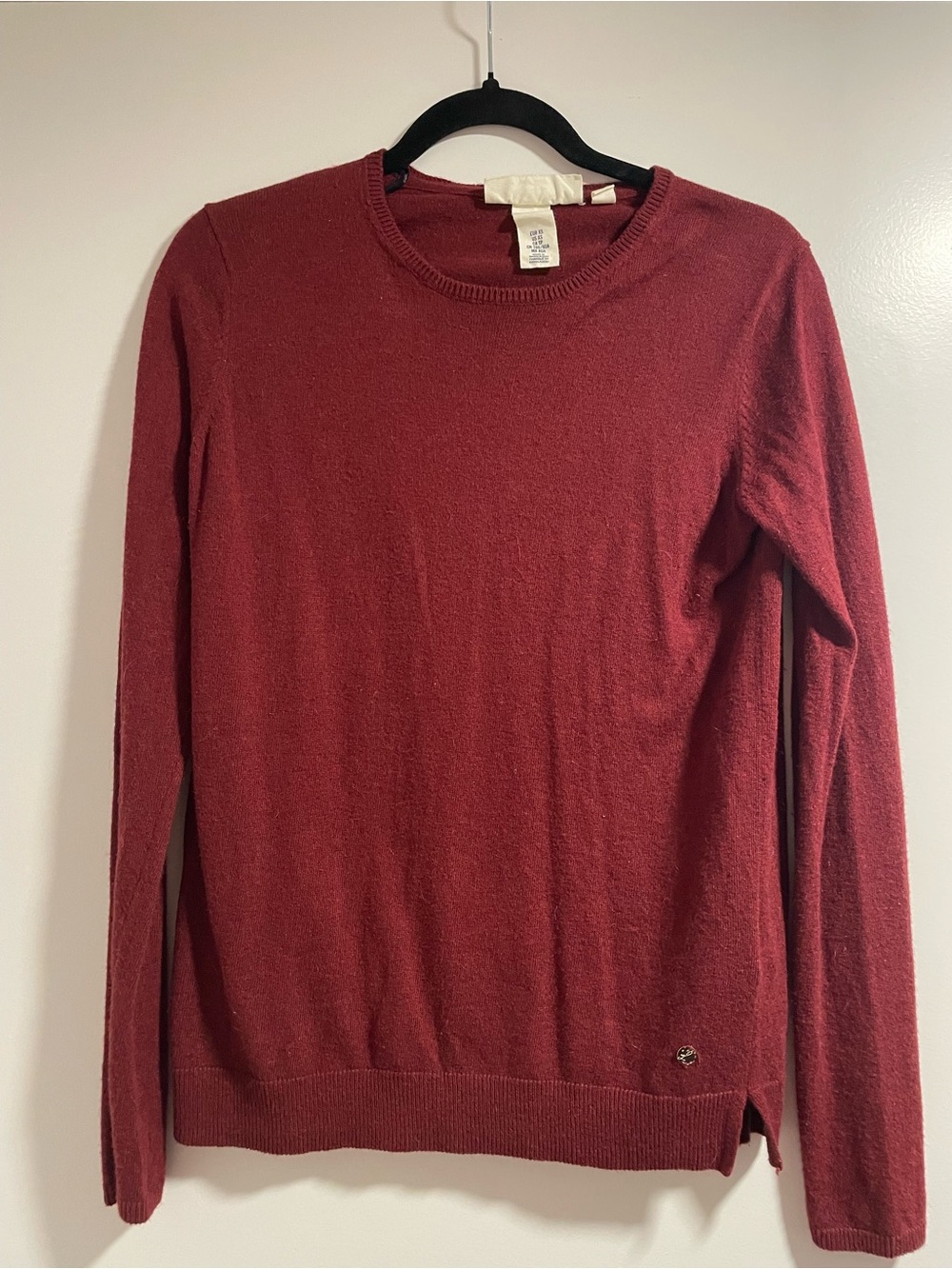 Burgundy Crewneck Sweater